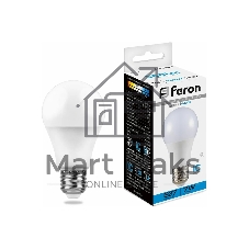 Лампа светодиодная FERON LB-91 (25446) 7W 230V E27 6400K A60
