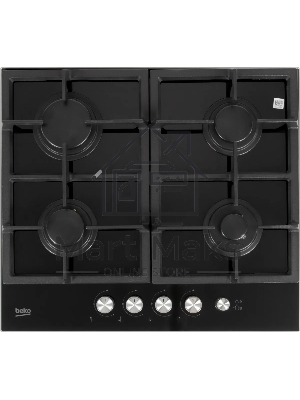 Газовая варочная панель Beko HILG64235S черный
