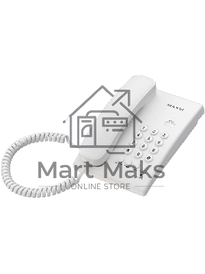 Проводной телефон MAXVI CS-02 white