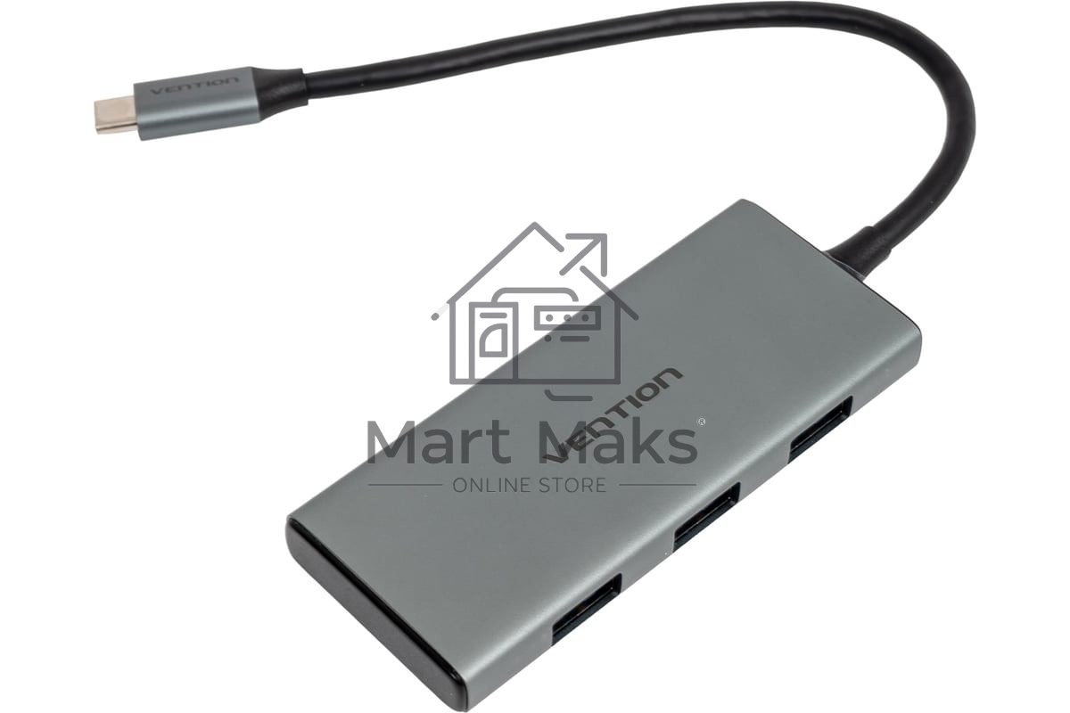 USB-концентратор Vention TOOHB, USB Type-C, USB/HDMI/SD/XD/CF/MS/TF,USB Type-C
