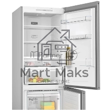 Холодильник Bosch KGN55VL21U нержавеющая сталь двухкамерный 375/105л морозилка снизу, No Frost