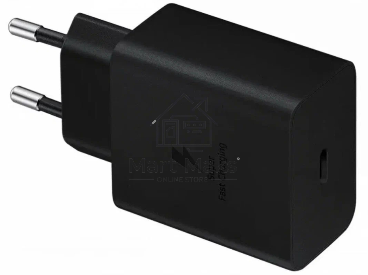 Блок питания (сетевой адаптер) Amperin USB-А, USB-C (YDS-TC045-011) 45W, черный