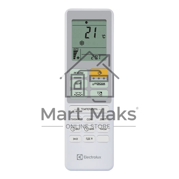 Блок внутренний сплит-системы Electrolux EACS/I-24HAL/N8/in инвертор, 24000 BTU, 45 м², 33 дБ, охлаждение, обогрев, осушение, белый
