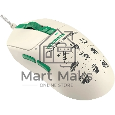 Мышь проводная A4Tech Bloody W72 Ultra Pixels Green рисунок/бежевый/зеленый, 20000 dpi, USB, кнопки - 7