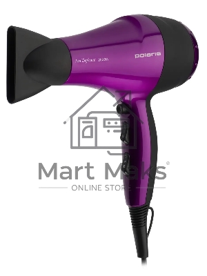Фен Polaris PHD 2077i 2000Вт фиолетовый/черный