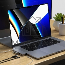Док-станция Satechi ST-UCPHMIM, USB Type-C, USB 3.0/USB Type-C/RJ-45/Mini jack, USB