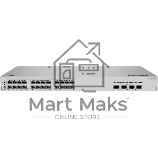 Коммутатор Huawei S310S-24P4J, 24×1 Гбит/с PoE+ + 4×2,5 Гбит/с SFP, управляемый