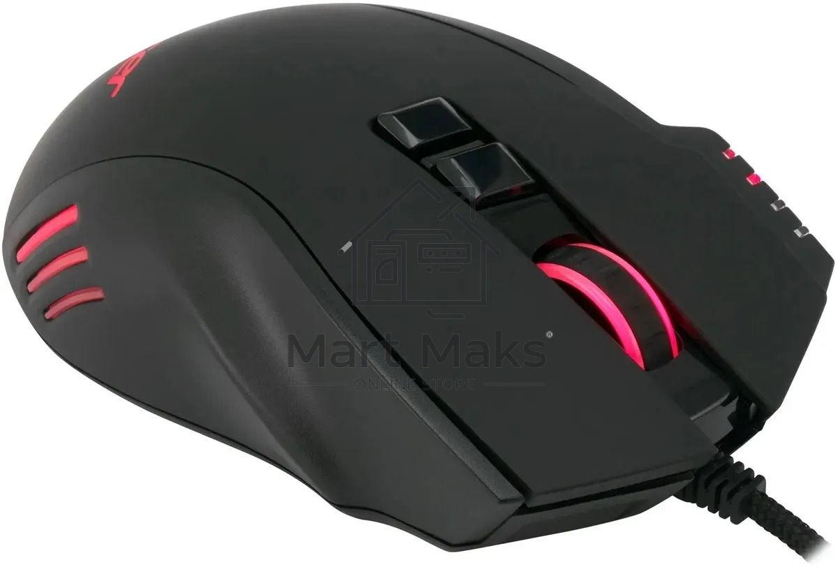 Мышь проводная Acer OMW150 черный, 4800 dpi, USB, кнопки - 8