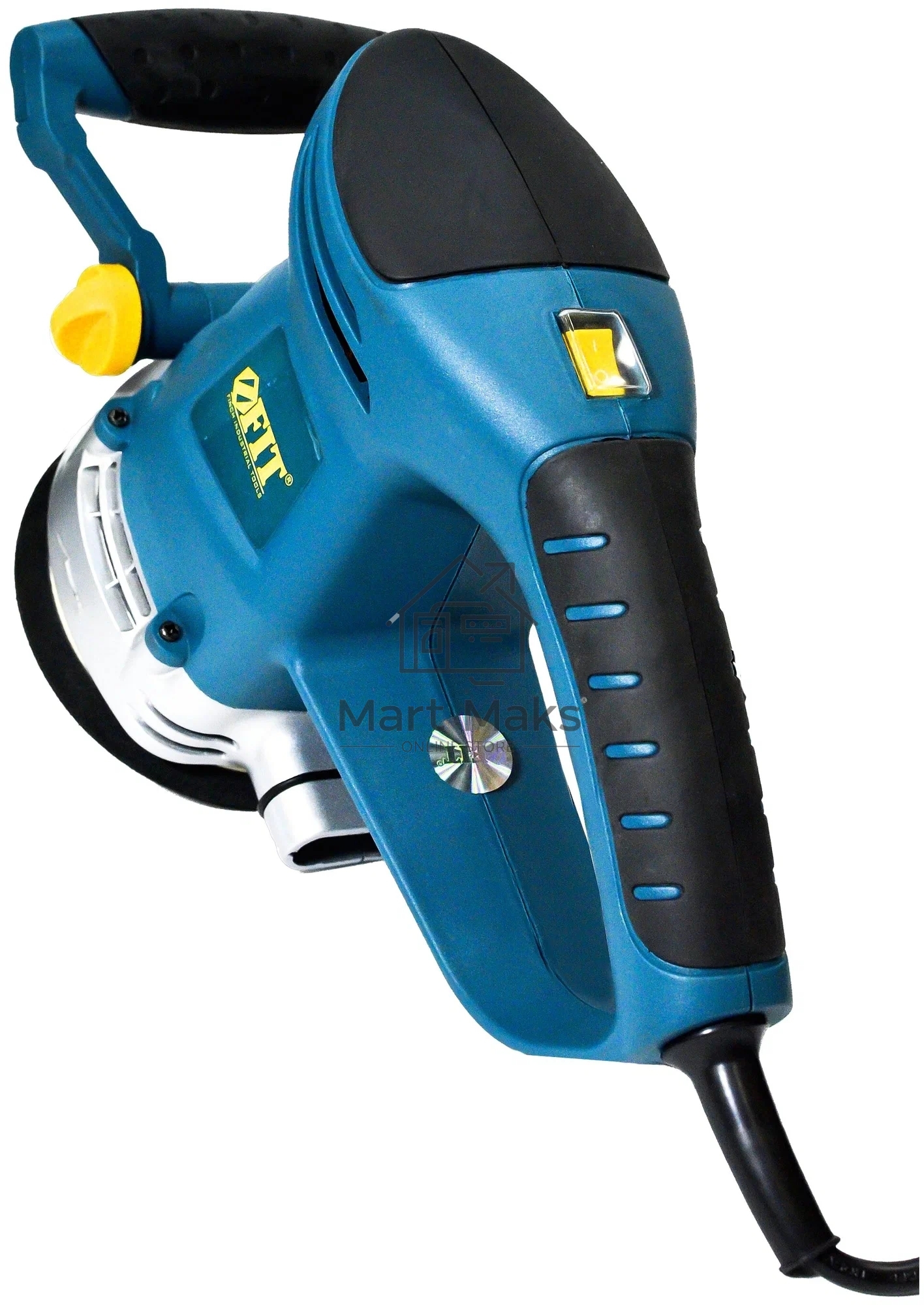 Шлифмашина эксцентриковая FIT OS-480, 480 Вт, 4000-14000 об/мин, 125 мм, 2 кг, липучка, коробка