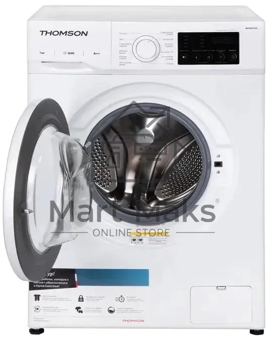 Стиральная машина Thomson WF30E7U01 белый, загрузка фронтальная 7 кг, 1200 об/мин, класс: A+++