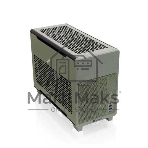 Корпус Thermaltake TR100,без БП, SFF, зеленый, 0, 8x140mm 2x200mm