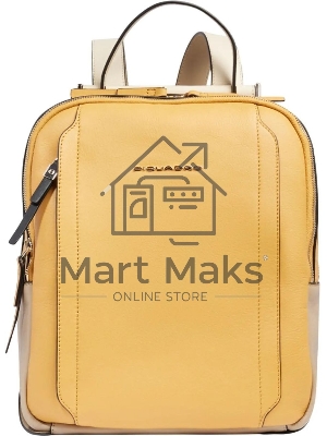 Рюкзак женский Piquadro Circle CA5566W92/GBE шафрановый/бежевый кожа