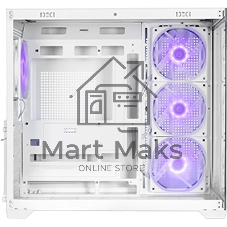 Корпус без блока питания PCCooler C3T700 ARGB WH, Midi-Tower, TG, 4x120мм ARGB, 1xUSB-A 3.0 + 1xUSB-A 2.0 + 1xUSB-C, ATX, mATX, mITX белый