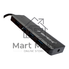 USB-концентратор Gembird UHB-C364, USB 3.0, USB 4 порта, USB Type-C / с доп питанием