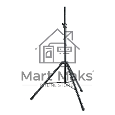Стойка для акустической системы K&M 21435-009-55 высота от 1440 до 2230 мм, диаметр трубы 35 мм, материал - сталь, цвет черный