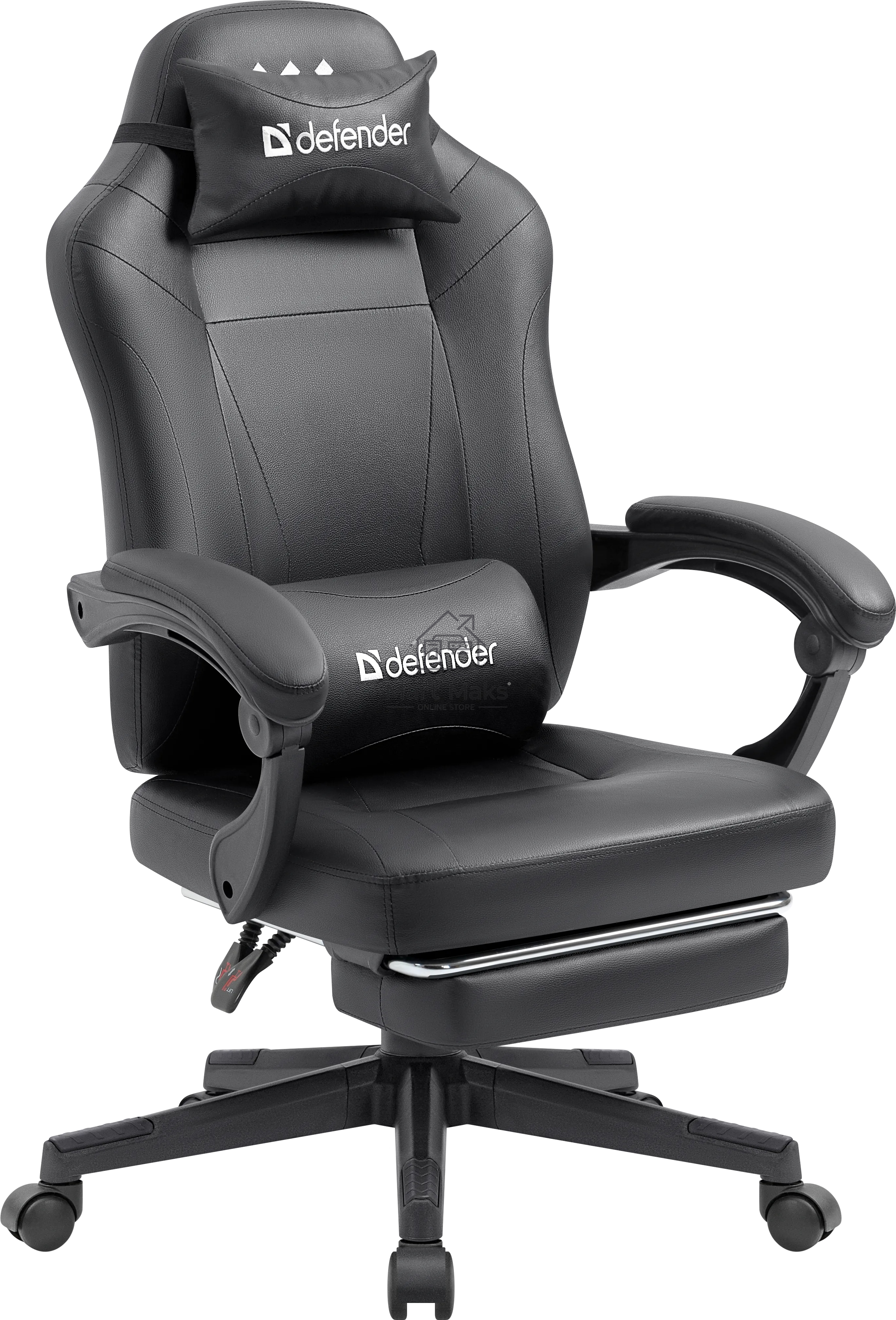 Кресло игровое Defender CRUISER черный 64554