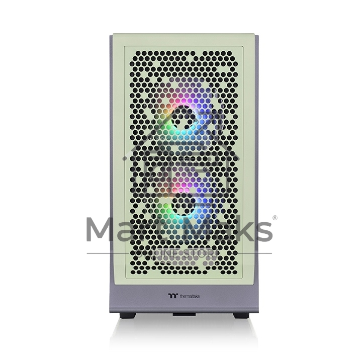 Компьютерный корпус Thermaltake Ceres 300 TG ARGB Matcha зеленый без БП ATX 7x140mm 5x180mm 2xUSB3.0 audio bott PSU