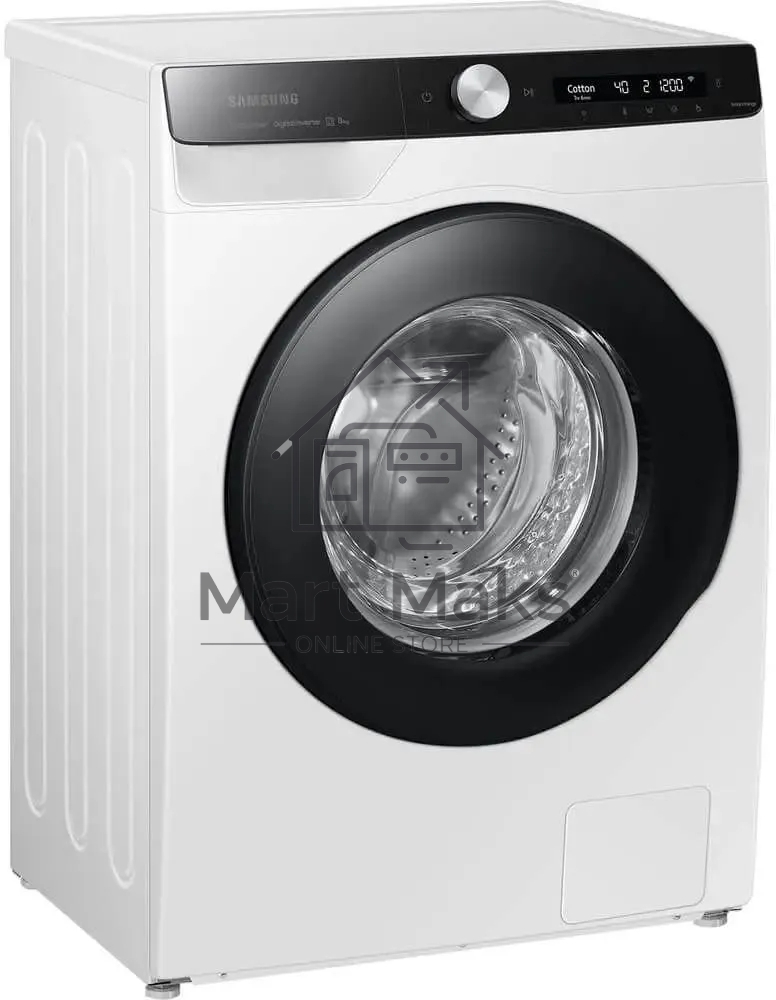 Стиральная машина Samsung WW80AG6S28AELP белый, загрузка фронтальная 8 кг, 1200 об/мин, класс: A+++
