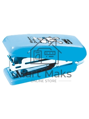 Степлер Deli E0222 N10 (12 листов) встроенный антистеплер, ассорти, 40 скоб, коробка