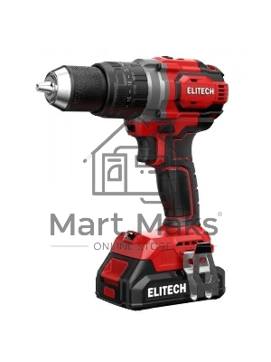 Дрель-шуруповерт Elitech ДА 20УБЛ2 аккум. патрон:быстрозажимной (205680)