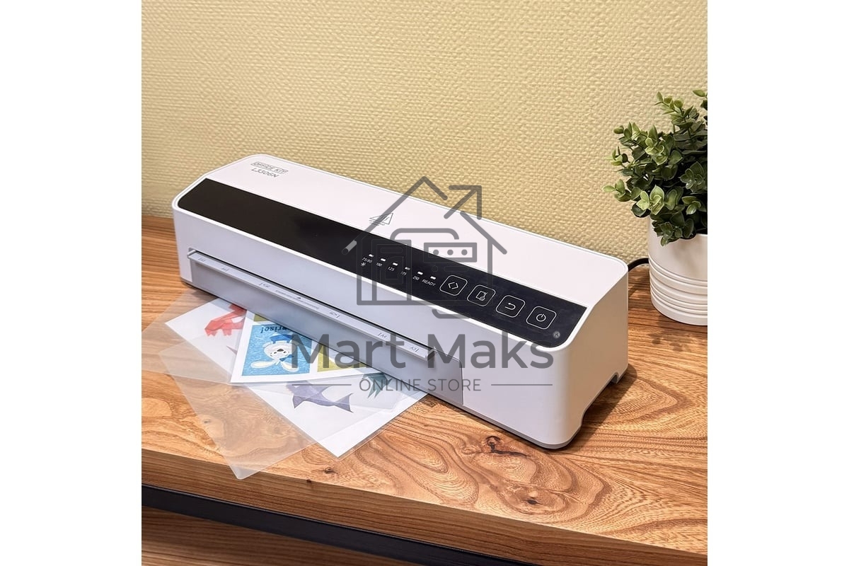 Ламинатор Office Kit L3306N белый/черный A3 (75-250мкм) 100см/мин (6вал.) хол.лам. лам.фото реверс