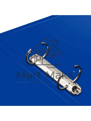 Папка на 2-х кольцах Silwerhof Eco A4, пластик, 0.5мм, синий