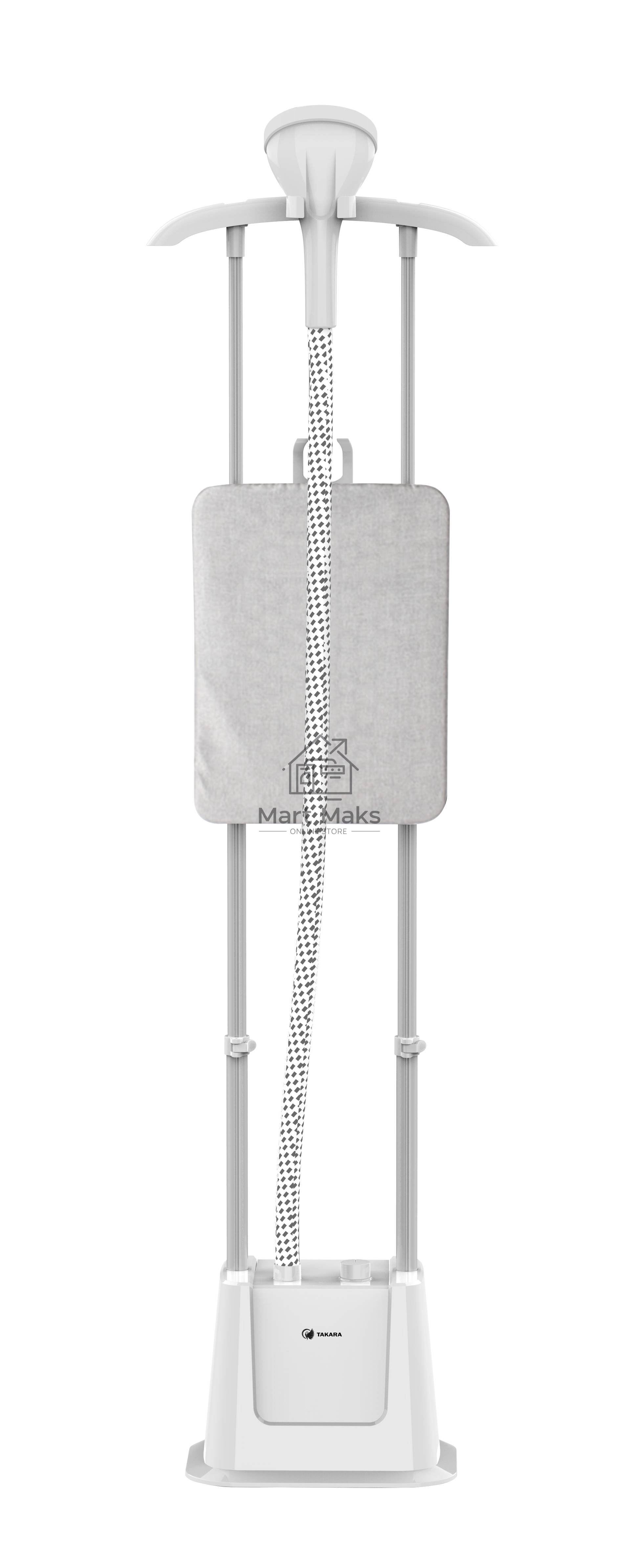 Отпариватель TAKARA TGS-170 белый/серый, 2200 Вт, 32 г/мин, 1200 мл