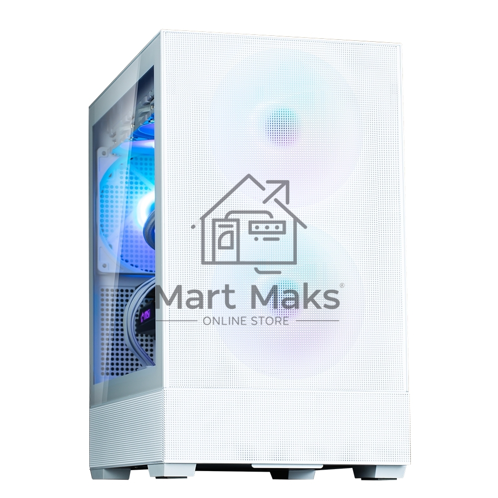 Компьютерный корпус ZALMAN P30 AIR, MATX, WHITE, WINDOW, 2xCombo (3.5'' or 2.5''), 3x2.5