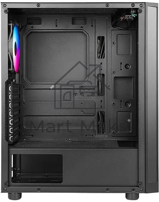 Компьютерный корпус Azza Spectra черный без БП ATX 7x120mm 2x140mm 2xUSB2.0 1xUSB3.0 audio bott PSU