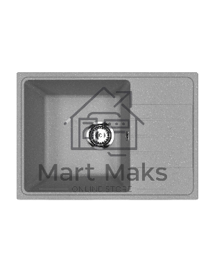 Мойка кухонная PRACTIK PR-M 600-003 светло-серый