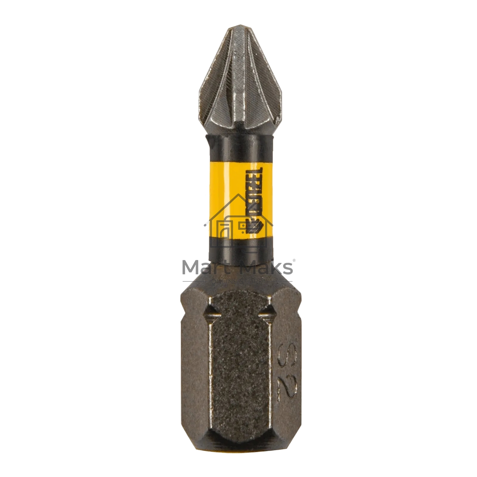 Набор бит торсионных Denzel PZ1x25 мм, лазерная обработка шлица, сталь S2, 10 шт.