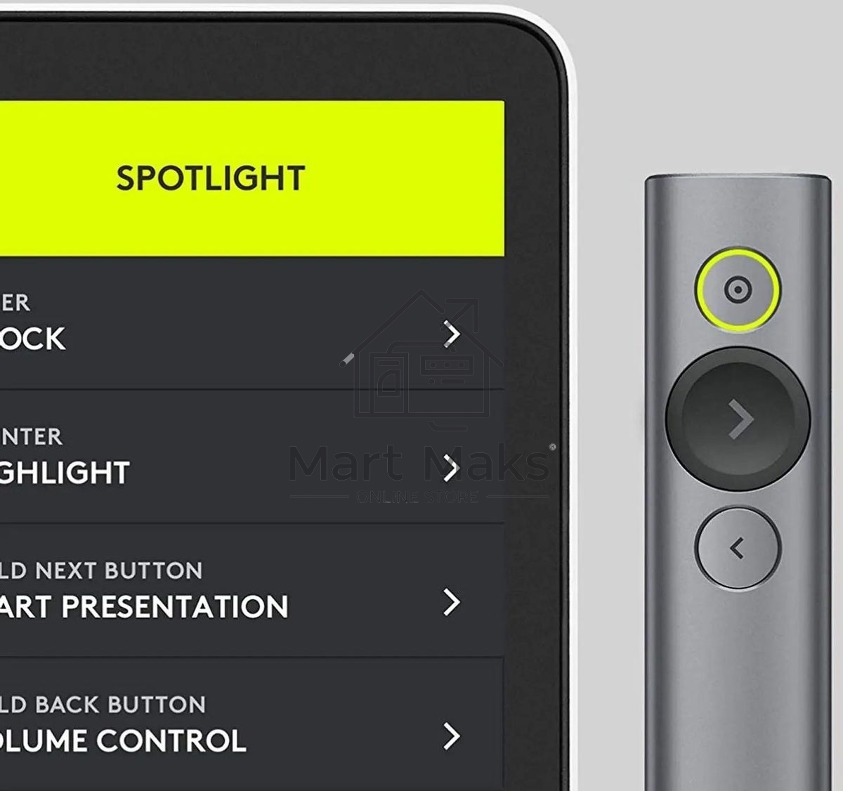 Презентер Logitech Spotlight R-R0011 серый, Bluetooth, кнопки - 3