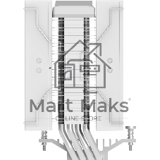 Кулер для процессора Ocypus Delta A40 SE WH Dual Fan ARGB, 2x120mm ARGB FAN, Top ARGB Panel, 4 HEAT PIPES, 4-PIN PWM, 800-1800 RPM, 31DBA, HYDRO BEARING, LGA115X/1200/1700/18XX, AM4/AM5