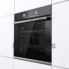 Встраиваемый электрический духовой шкаф Gorenje BOX6737E02BG, 77 л, 300 °C, конвекция, электрический гриль, класс A