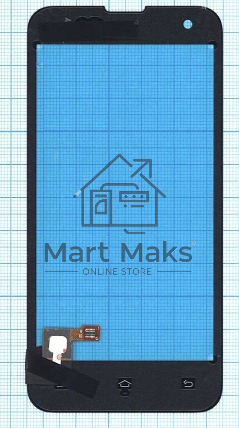 Сенсорное стекло (тачскрин) для Xiaomi Mi 2S, черное