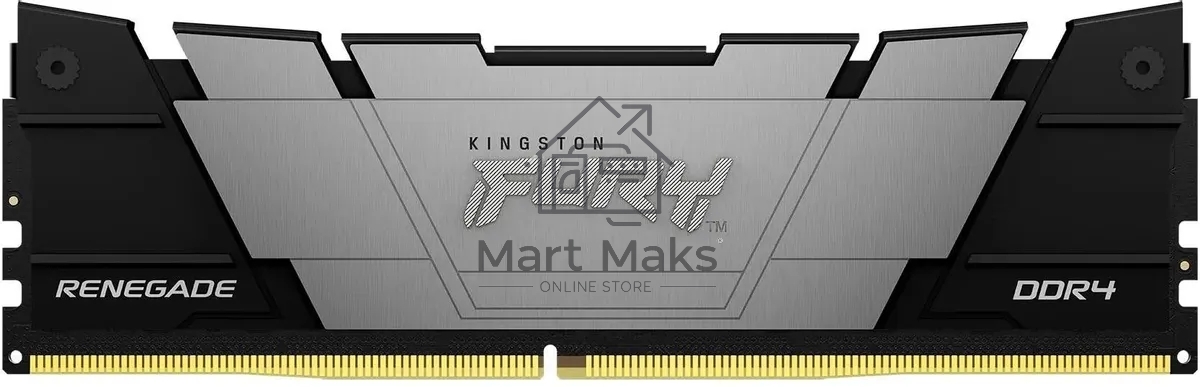 Оперативная память Kingston Fury Renegade, DDR4, 16GB (1x16GB), 4000MHz, CL19, DIMM, с радиатором, черный