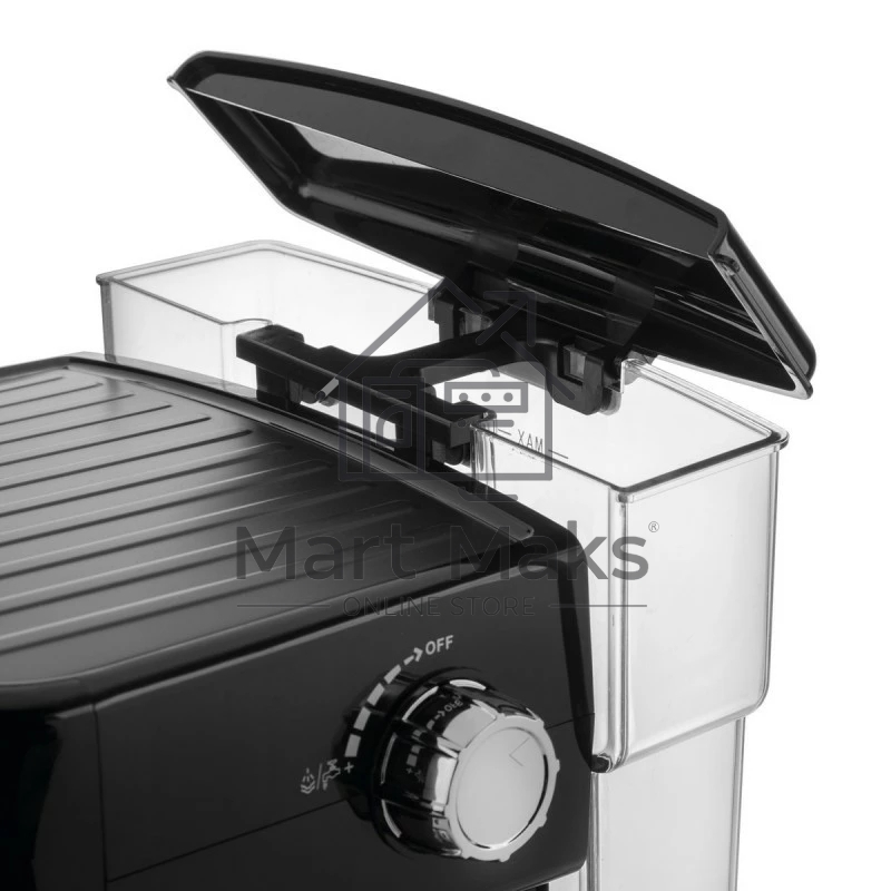 Кофеварка рожковая Ufesa CE7244 BRESCIA черный/серебристый, исп. кофе - молотый, 1.5 л, 850 Вт, 20 Бар.