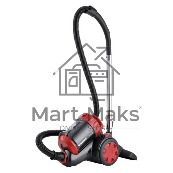 Пылесос Centek CT-2528 Red красный/черный, 350/2000 Вт, уборка сухая, пылесборник циклонный фильтр, 1.5 л