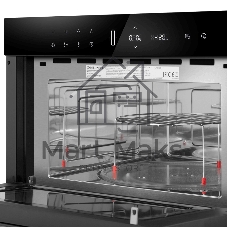 Микроволновая печь встраиваемая Maunfeld MBMO349DGB черный, 34 л, 1450 Вт, переключатели - сенсор