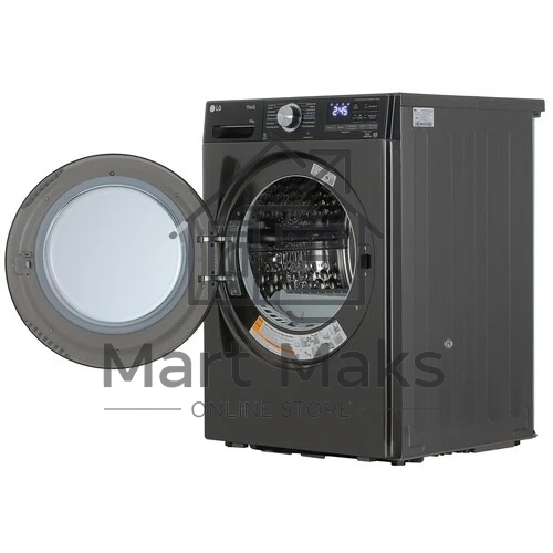 Сушильная машина LG DC10V9V9P черный, 10 кг, сушка - тепловой насос, программ - 14, 60 x 85 x 66 см