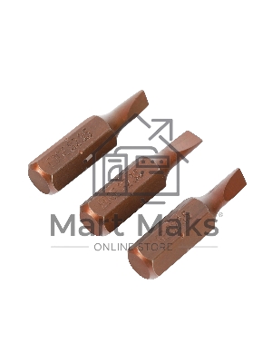 Бита EDGE by PATRIOT SL 3.5мм, сталь S2, длина 25 мм, 3шт в блистере