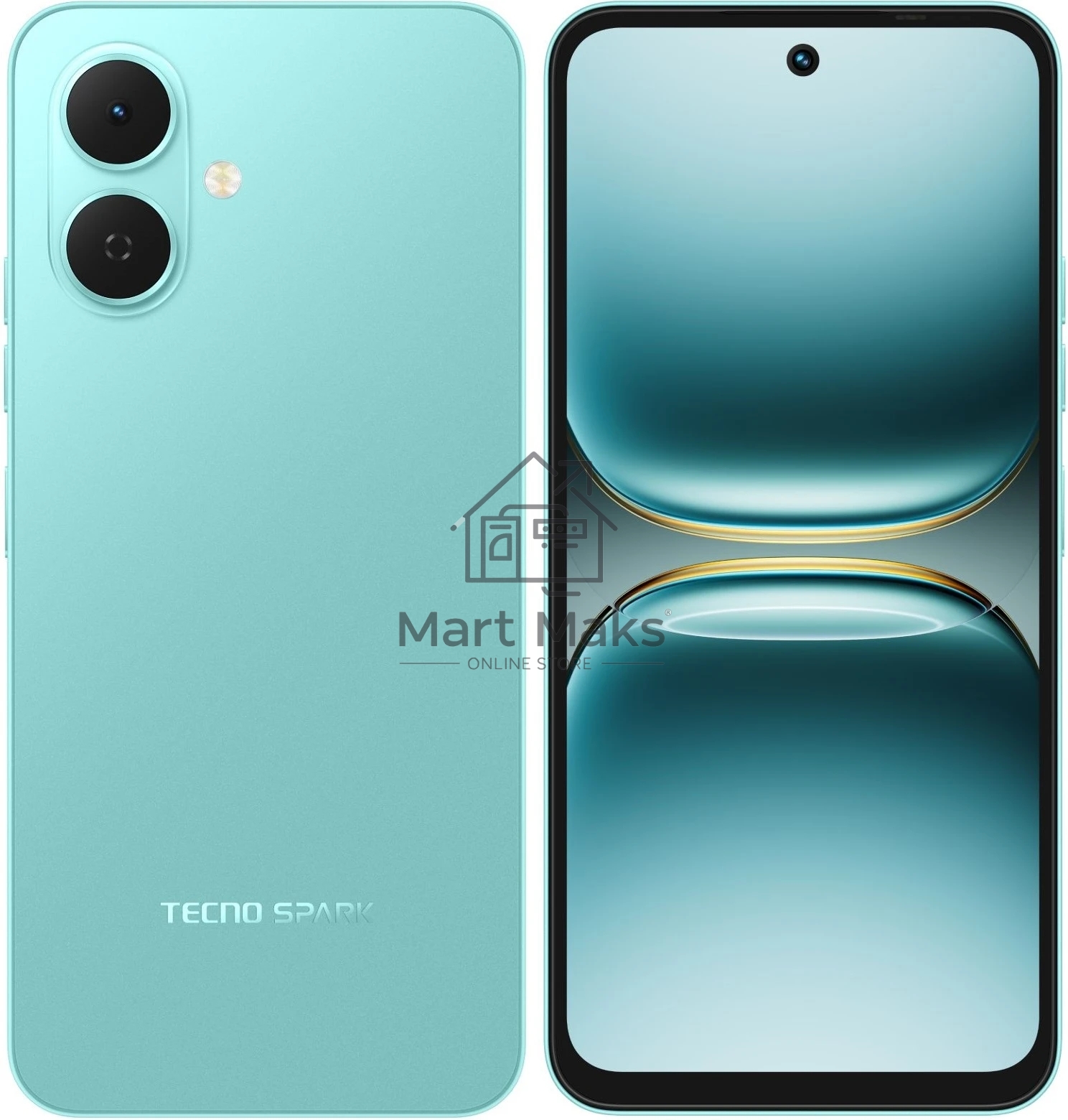 Смартфон Tecno Spark Go 2 3/64Gb, зеленый