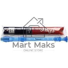 Блокфлейта STAGG REC-BAR/TBL сопрано, барокко аппликатура, материал пластик, цвет прозрачный голубой, в комплекте мягкий футляр и шомпол для чистки, размеры (в упаковке) 310х30х30 мм, вес (в упаковке) 0,1 кг