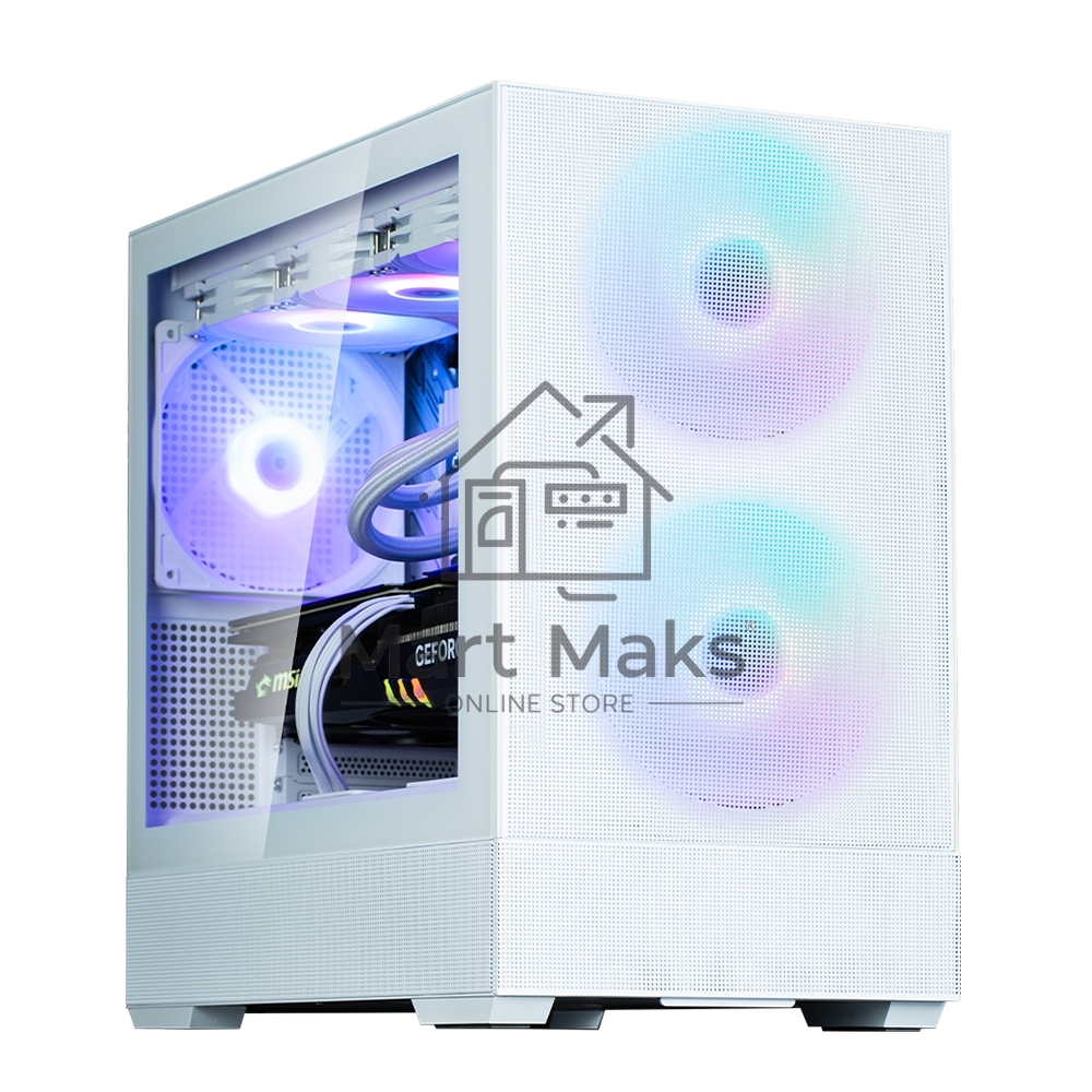 Компьютерный корпус ZALMAN P30 AIR, MATX, WHITE, WINDOW, 2xCombo (3.5'' or 2.5''), 3x2.5