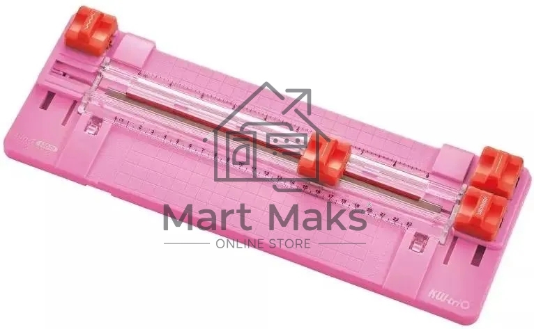 Резак дисковый Kw-Trio 13045pink A4/6лист./230мм/ручн.прижим