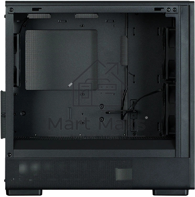 Компьютерный корпус Zalman P10 NAMU, MATX, BLACK, WINDOW, FRONT COVER WALNUT, 2x3.5