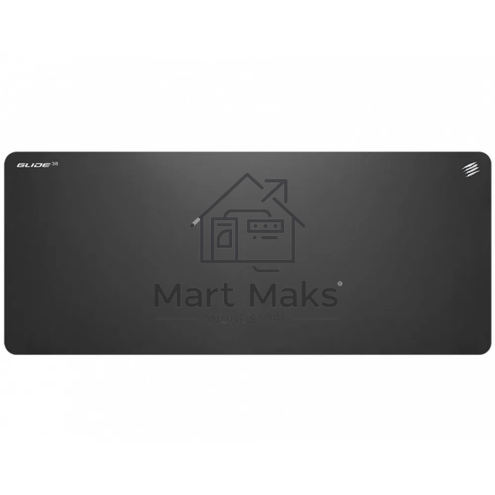 Игровой коврик для мыши Mad Catz G.L.I.D.E. 38 черный (900 x 405 x 1.8 мм, силикон, водоотталкивающая ткань)