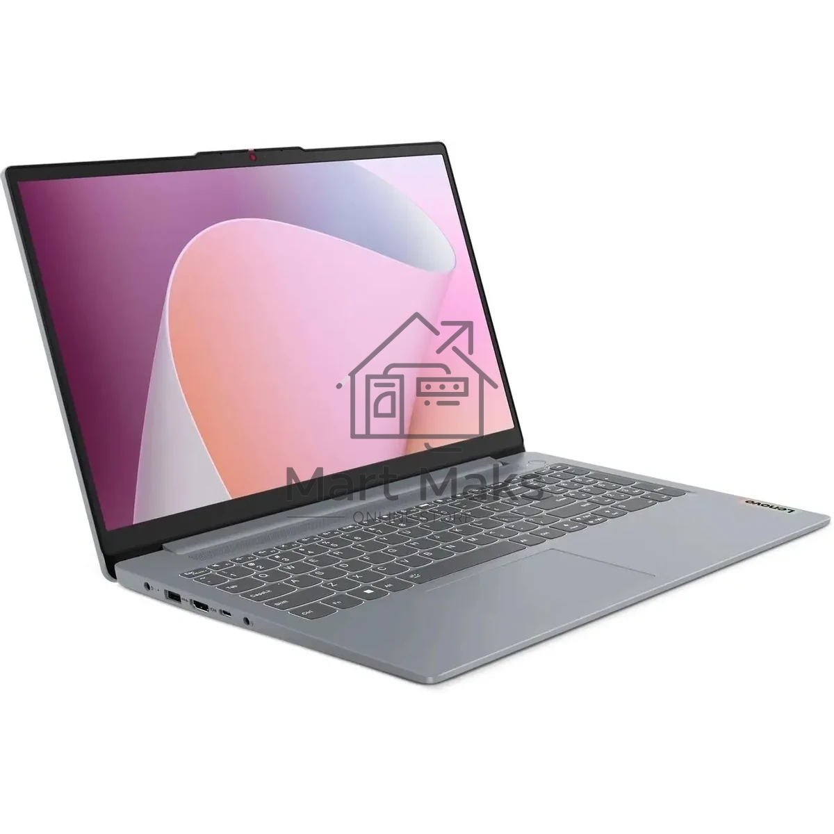 Ноутбук Lenovo IdeaPad Slim 3 15AMN8 Ryzen 3 7320U 8Gb SSD 256Gb AMD Radeon 610M 15,6 FHD IPS Cam 47Вт*ч No OS Серый 82XQ00EURK