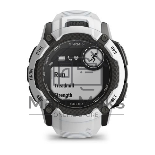 Смарт-часы Garmin Instinct 2X Solar белый 50мм