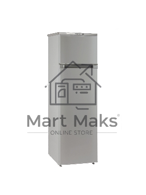 Холодильник Бирюса M424 металлик двухкамерный 170/35л морозилка сверху